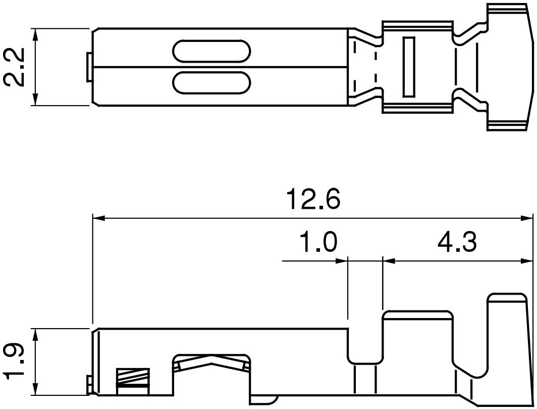מחבר קונקטור JST HL SSF-21T-P1.4
